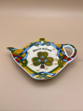 Celtic Knot Irish Weave Clara "The Irish Shamrock" Tea Bag Holder